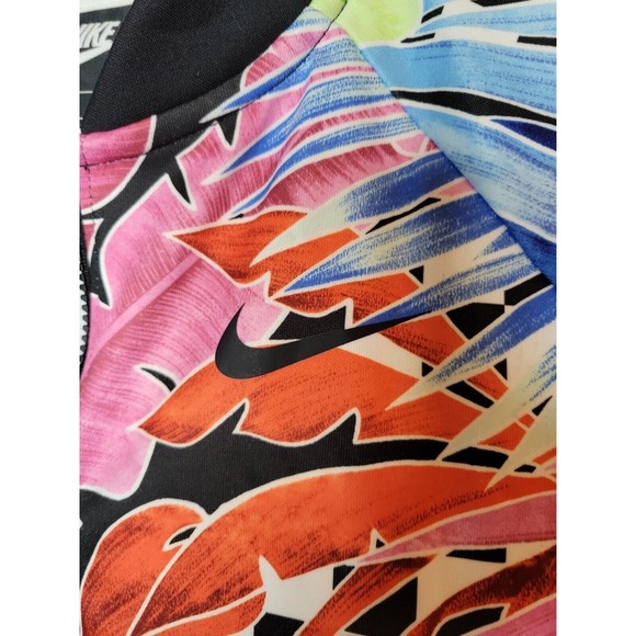 Nike Jacket Women's Medium Full Zip Floral Colorful Activewear AR2220-010 EUC! - Picture 9 of 15